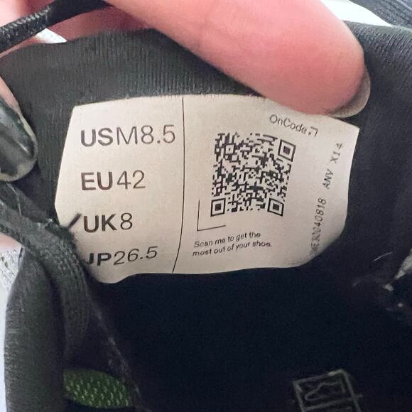 On Cloud X 4 Shoes D Glacier Eclipse Sneakers Men 8.5 Gray 3ME30040818 Used - Picture 6 of 6